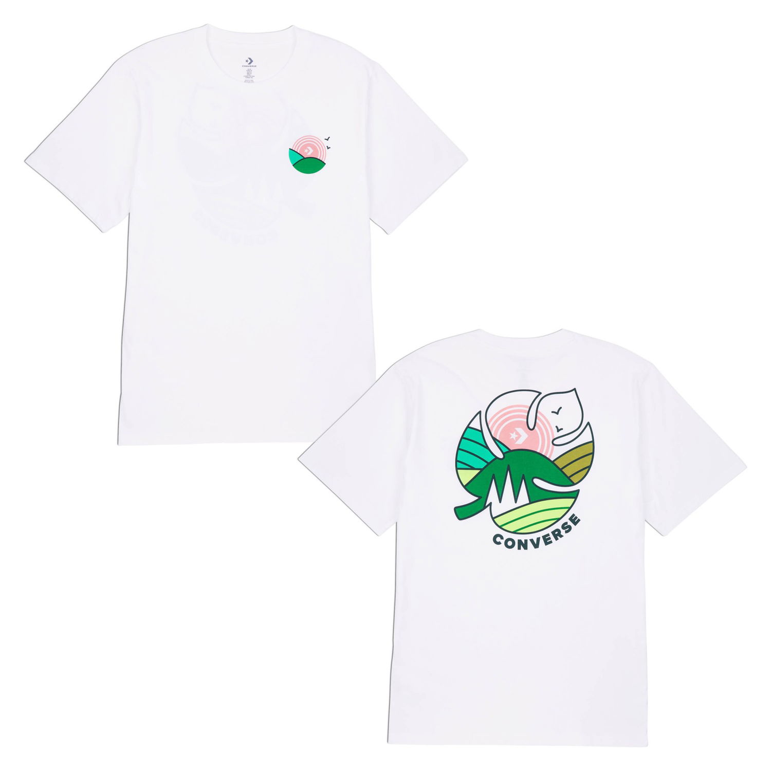 Тениска Converse High Summer Tee Бяло | 10026672-A01, 0