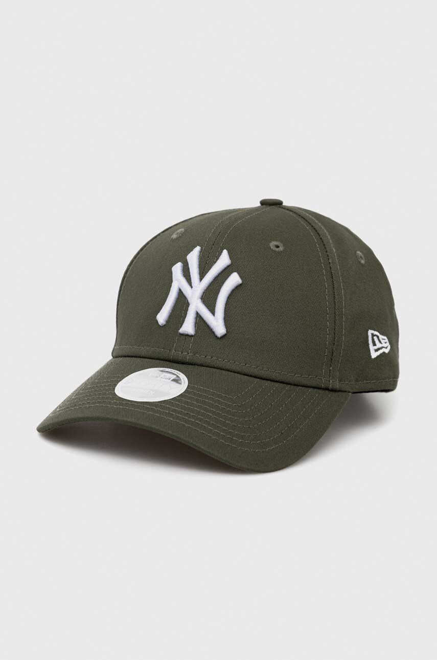 Шапка с козирка New Era MLB League Essential 9Forty New York Yankees Cap Зелено | 60348847.NOVWHI, 0