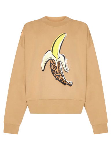 Суитчър Palm Angels Banana Crew Sweat Многоцветен | PMBA026F22FLE0056418