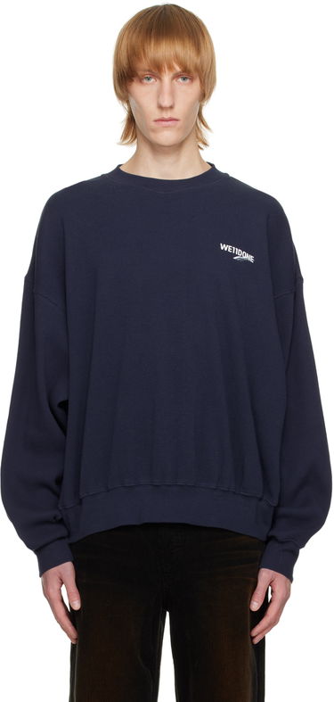 Пуловер We11done Designer Basic Sweatshirt Синьо | WD-TS3-22-798-U-NV, 0