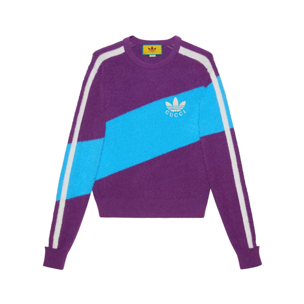 Суитчър Gucci adidas x Wool Shirt Purple/Light Blue Лилаво | ‎723092 XKCTZ 5998, 0
