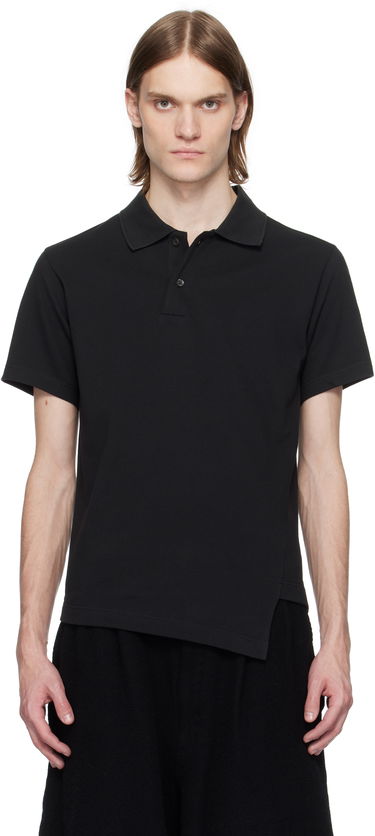 Поло тениска Comme des Garçons Comme des Garçons Shirt Bias Cotton Piqué Polo Черно | FO-T017-051, 0