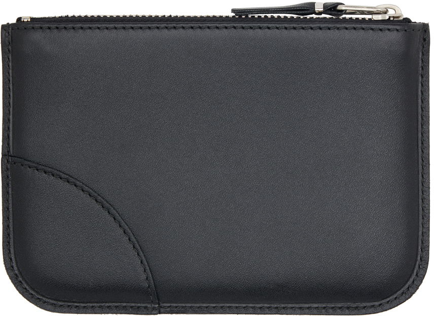 Портфейл Comme des Garçons COMME des GARÇONS WALLETS Black Silver Eyelet Wallet Pouch Черно | SA8100SE, 1