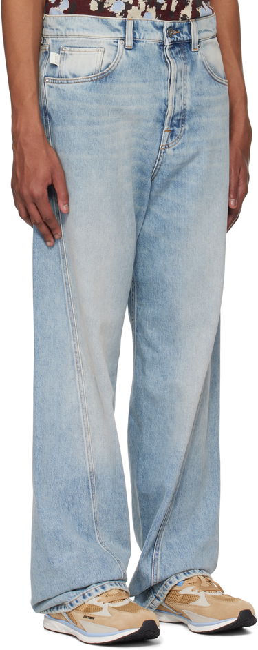 Дънки LANVIN Lanvin Twisted Straight-Leg Jeans Синьо | RM-TR0051-D087-P25, 1