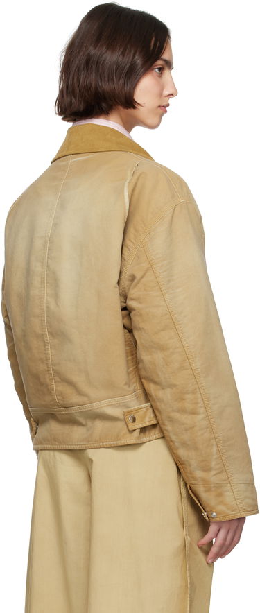 Яке бомбър JW Anderson JW Anderson Curved Hem Workwear Jacket Бежово | JK0380-PG1759, 2