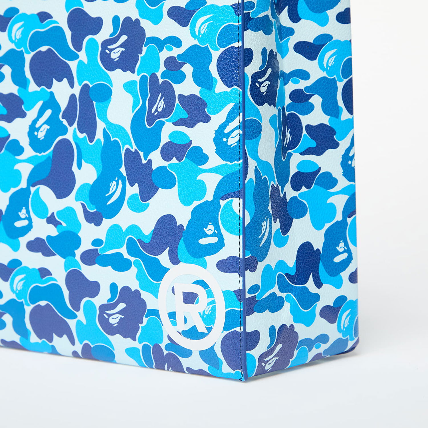 Голяма пазарска чанта BAPE A BATHING APE Abc Camo Tote Bag Blue Синьо | 001BAK301004M BLU, 1