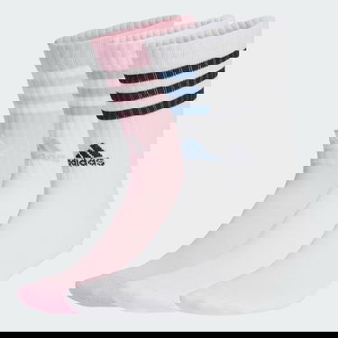 Чорапи adidas Performance 3-Stripes Cushioned Crew Socks (3 Pairs) Бяло | JG5853, 2