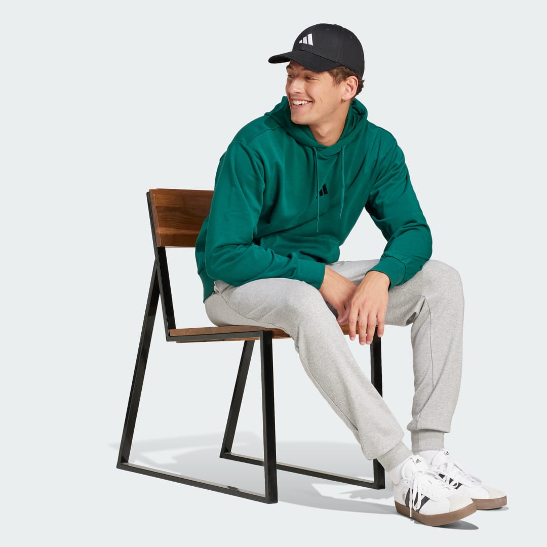 Спортни панталони adidas Performance Essentials Feel Cozy French Terry Joggers Сиво | JE3855, 1