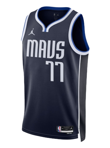 Съкратен топ Jordan NBA Dri-FIT Dallas Mavericks Statement Edition 2022 Statement Jersey Тъмно синьо | DO9523-420