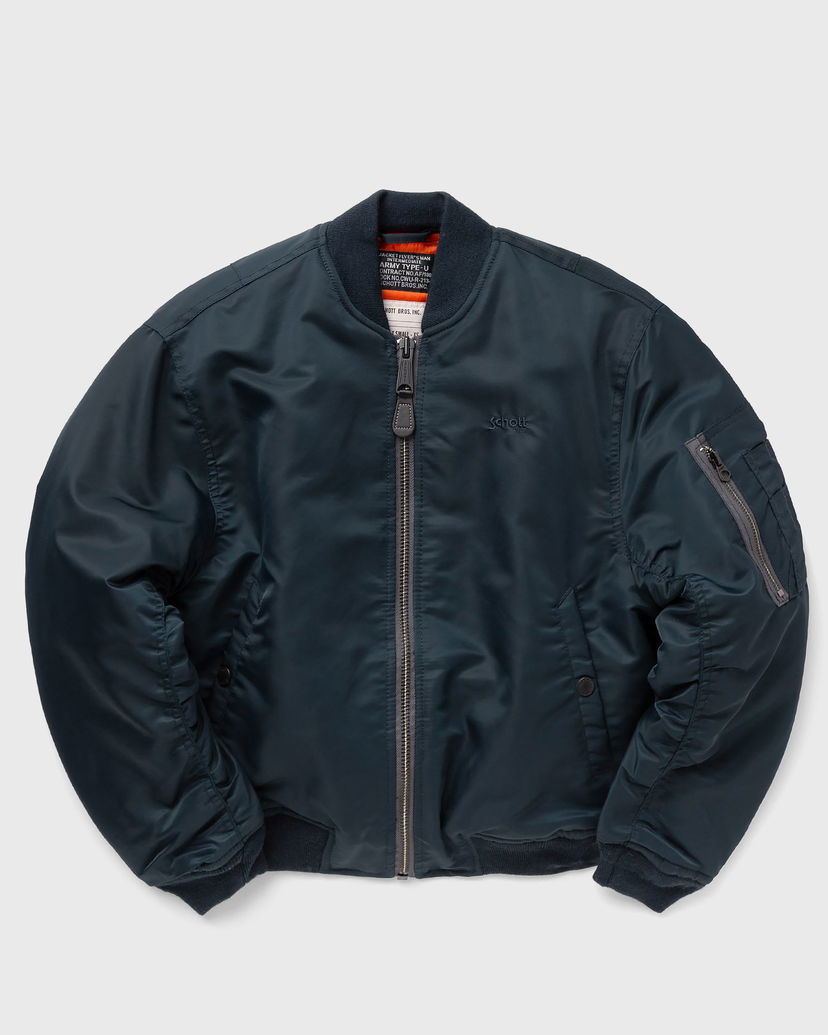 Яке бомбър Schott NYC Bomber Jacket Синьо | AIRF90WRS-NAVY