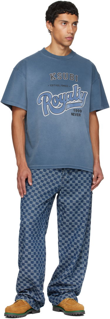 Тениска Ksubi Ksubi Champions Ekcess Short Sleeve T-Shirt Синьо | MFA25TE009, 3
