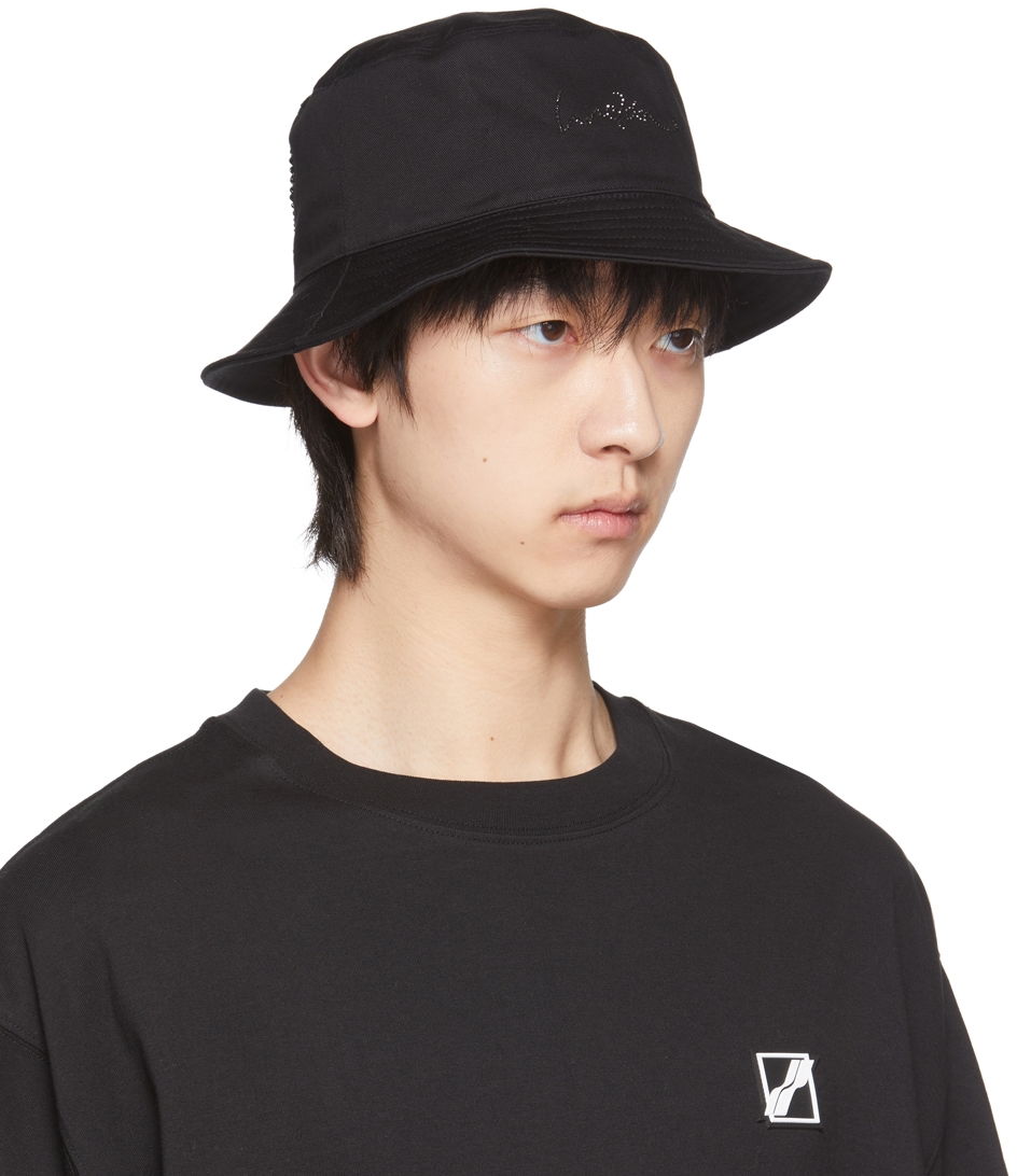 Шапка с козирка We11done We11done Hotfix Star Bucket Hat Черно | WD-AH1-22-410-U-BK, 1