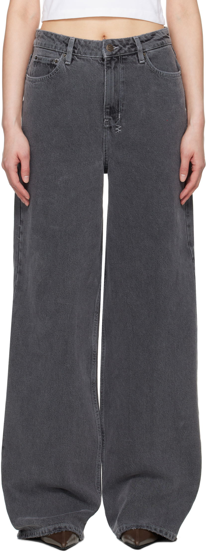 Дънки Ksubi Ksubi Baggy Jeans Сиво | WSP25DJ016