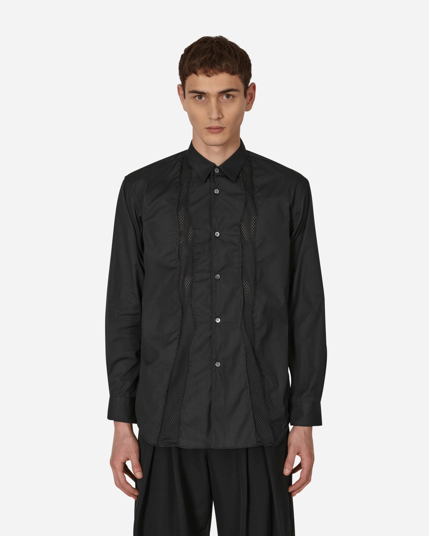 Риза Comme des Garçons Cut-Out Shirt Черно | FJ-B022-W22 1, 1