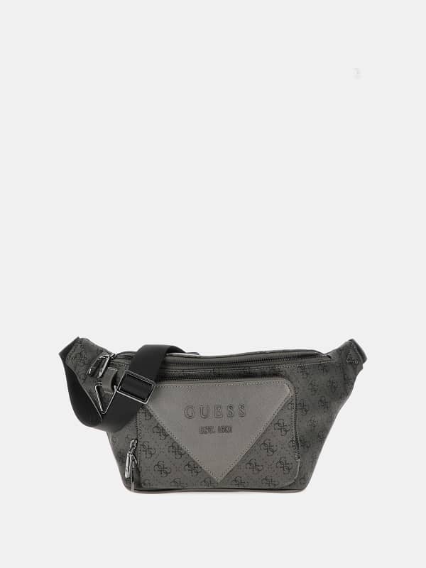 Чанта за кръста GUESS Milano 4G Logo Belt Bag Сиво | HMMILSP4256