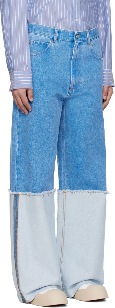 Дънки Marni Marni Two-Tone Wide Leg Jeans Синьо | PUJU0106S0 USCW91, 1