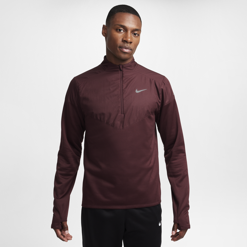 Суитчър Nike Sphere Therma-FIT Running Half Zip Sweatshirt Бургунди | FZ1115-652