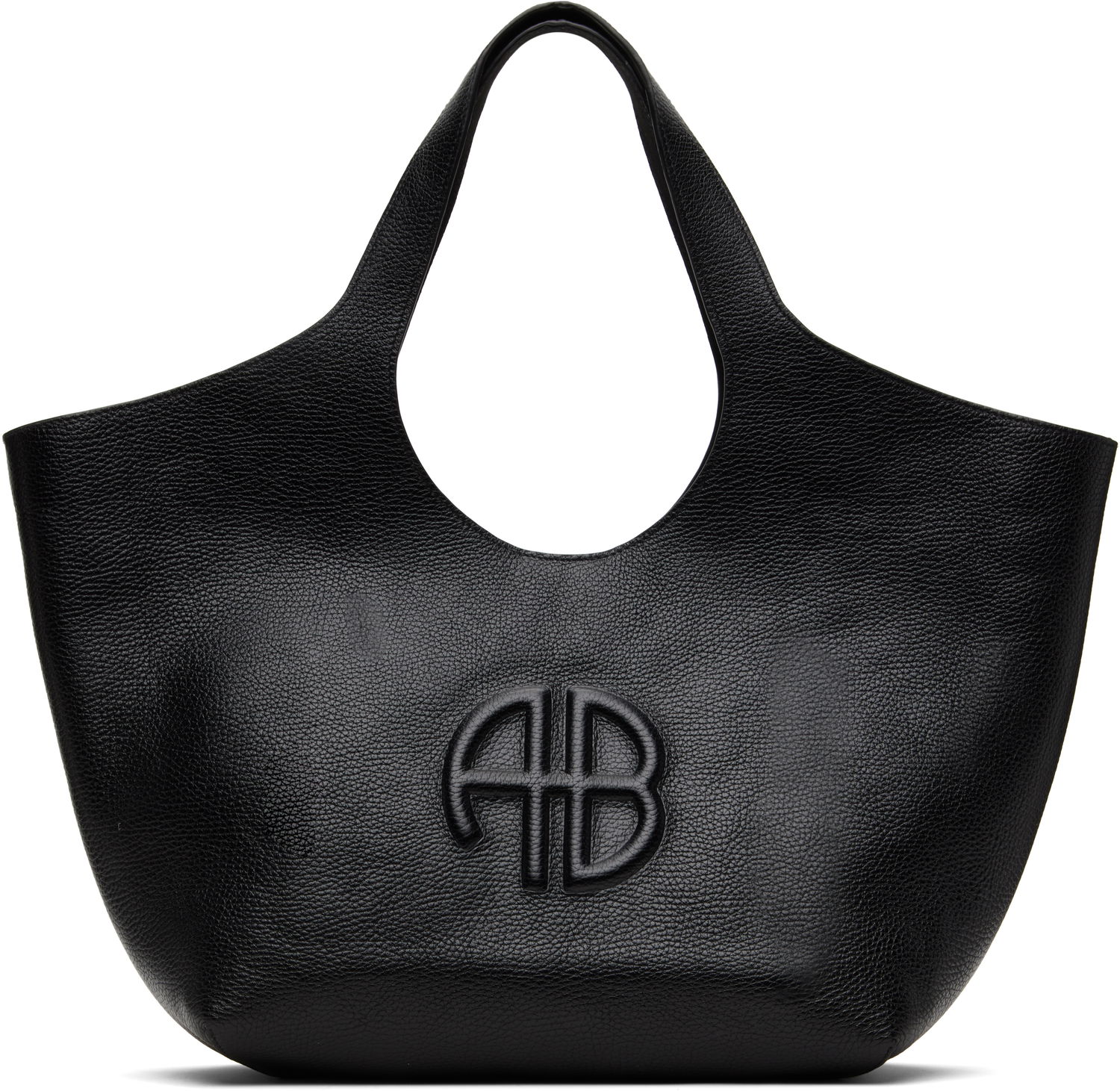 Голяма пазарска чанта Anine Bing Anine Bing Medium Lili Tote Черно | A-13-10760-BLK1, 0