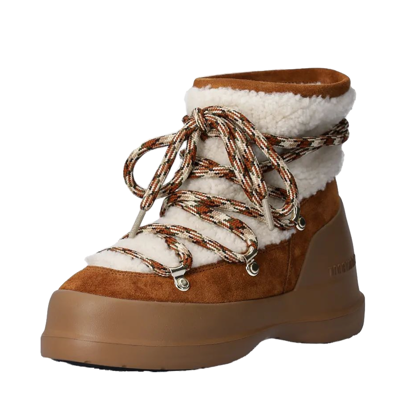 Кецове и обувки Moon Boot MB Luna Shearling Boots Кафяво | 80D2480020.MA03