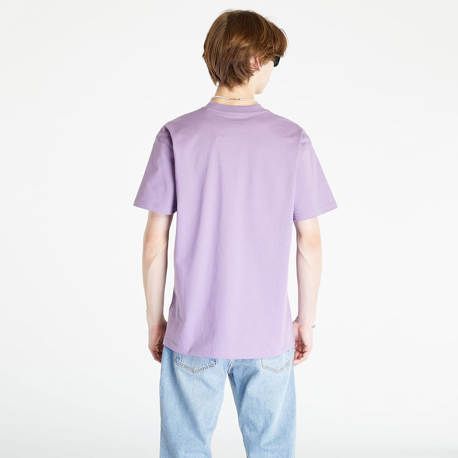 Тениска Carhartt WIP S/S American Script T-Shirt Тъмно синьо | I029956_1CW_XX, 1
