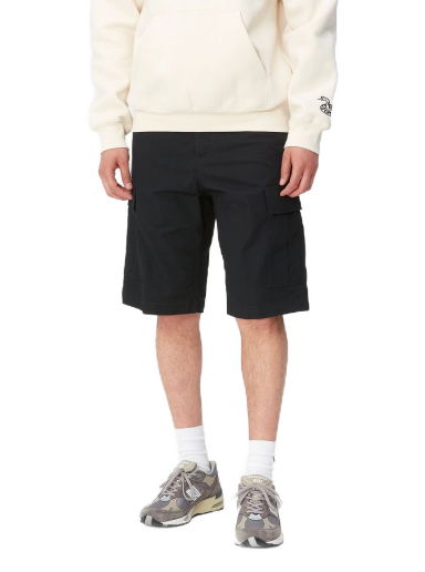 Къси панталони Carhartt WIP Regular Cargo Short "Black rinsed" Черно | I028246_89_02