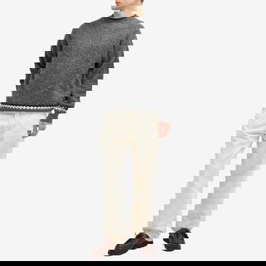 Пуловер YMC Suedehead Zig Zag Knit Jumper Сиво | P8XMD-01, 4