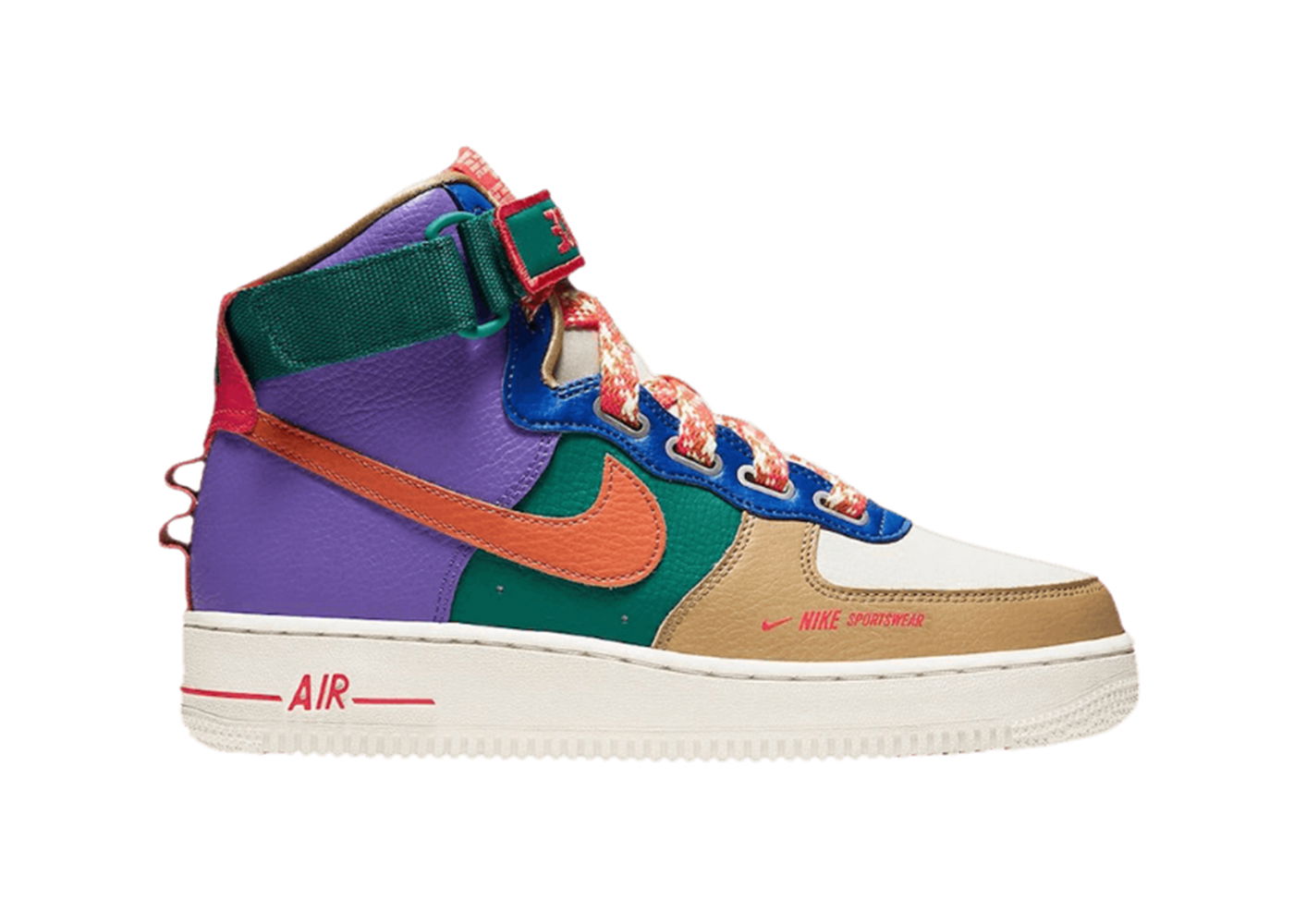 Кецове и обувки Nike Air Force 1 High Utility “Force is Female” Multi W Синьо | CQ4810-046, 0