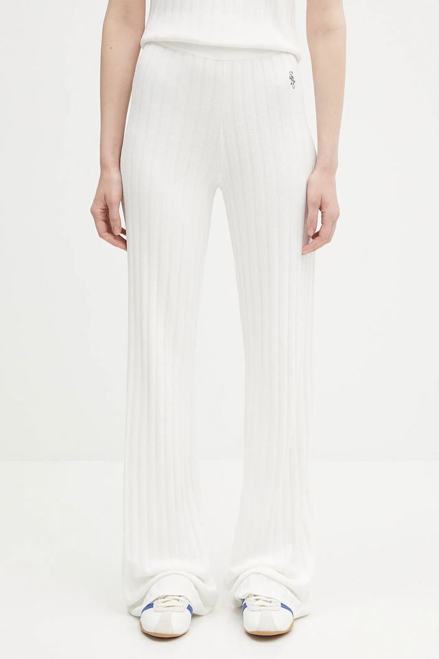 Sporty & Rich SRC Ribbed High Waist Pants