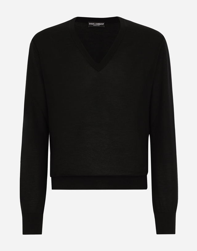Dolce & Gabbana Cashmere V-Neck Sweater