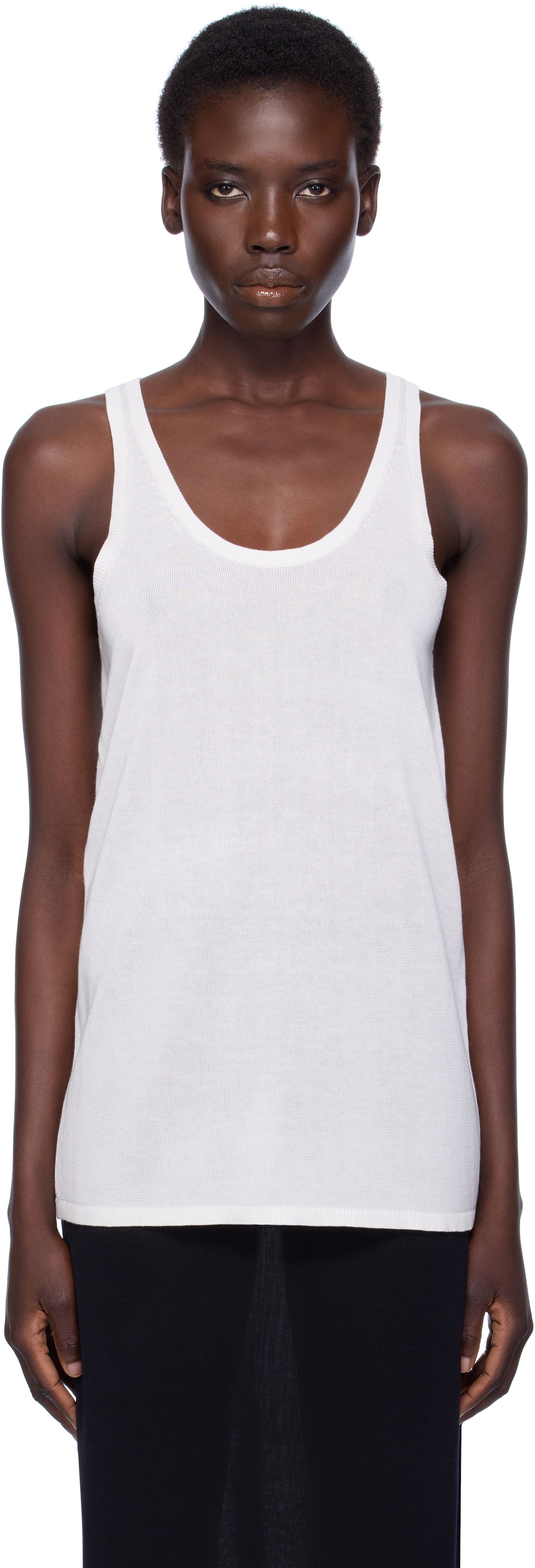 Потник TOTEME TOTEME Knit Tank Top Бяло | 253-WRT0530-YA0079, 0