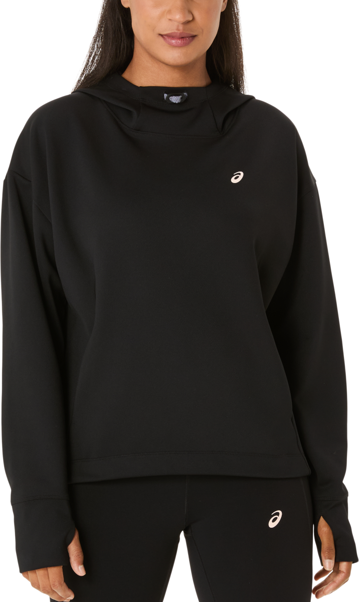 Суитчър Asics Asics Nagino Run Adjustable Hoodie Черно | 2012d142-001
