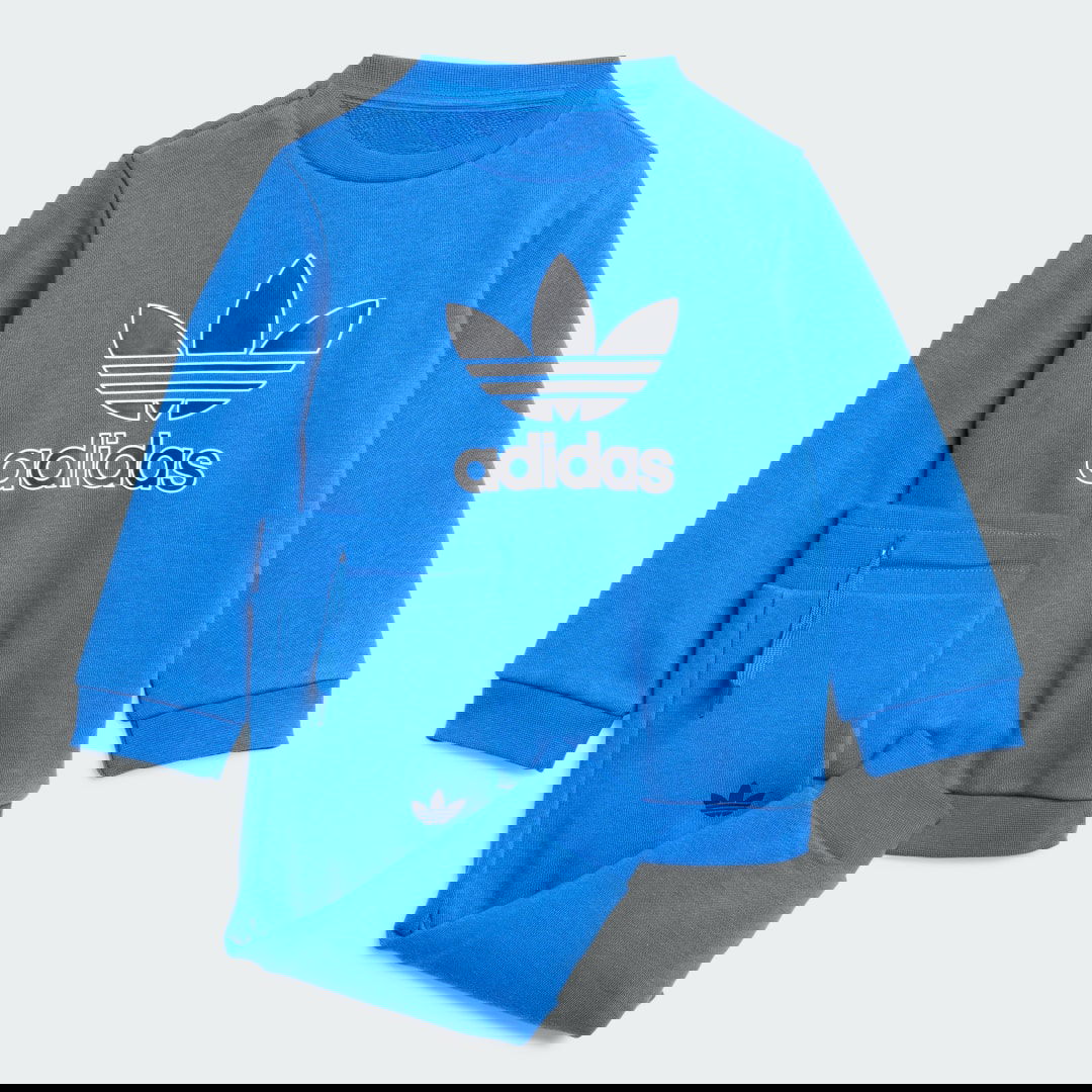 Комплект adidas Performance Trefoil Crew Set Синьо | JY0136, 0