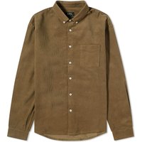 Риза A.P.C. Serge Logo Mini-Cord Shirt Зелено | COGEQ-H12565-JAA, 1