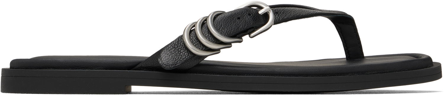 Грижа за обувките rag & bone Rag & Bone Gia Leather Thong Sandals Черно | WFF25SF1003LE03, 0