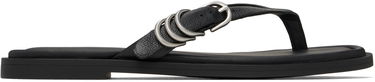 Грижа за обувките rag & bone Rag & Bone Gia Leather Thong Sandals Черно | WFF25SF1003LE03, 0