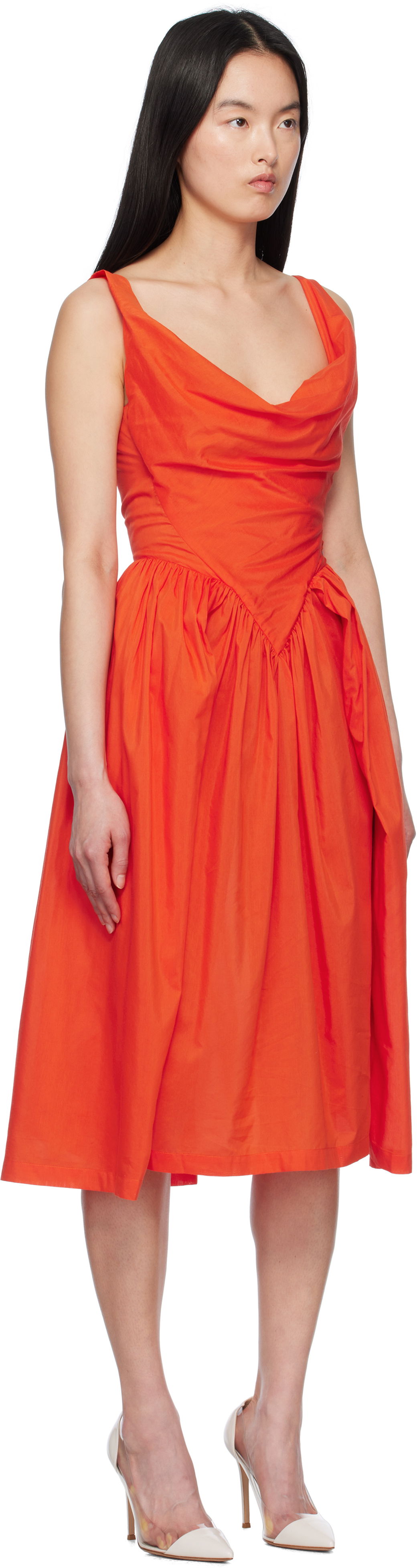Pокля Vivienne Westwood Vivienne Westwood Sunday Midi Dress Оранжево
 | 1101032Z-W012U-, 1