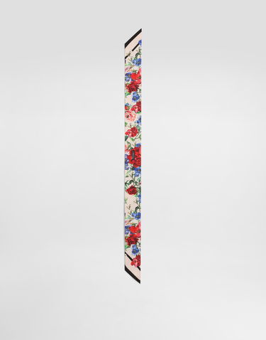 Шал Dolce & Gabbana Dolce & Gabbana Floral Print Twill Headscarf Многоцветен | FS215AGDC5GH25QG, 3