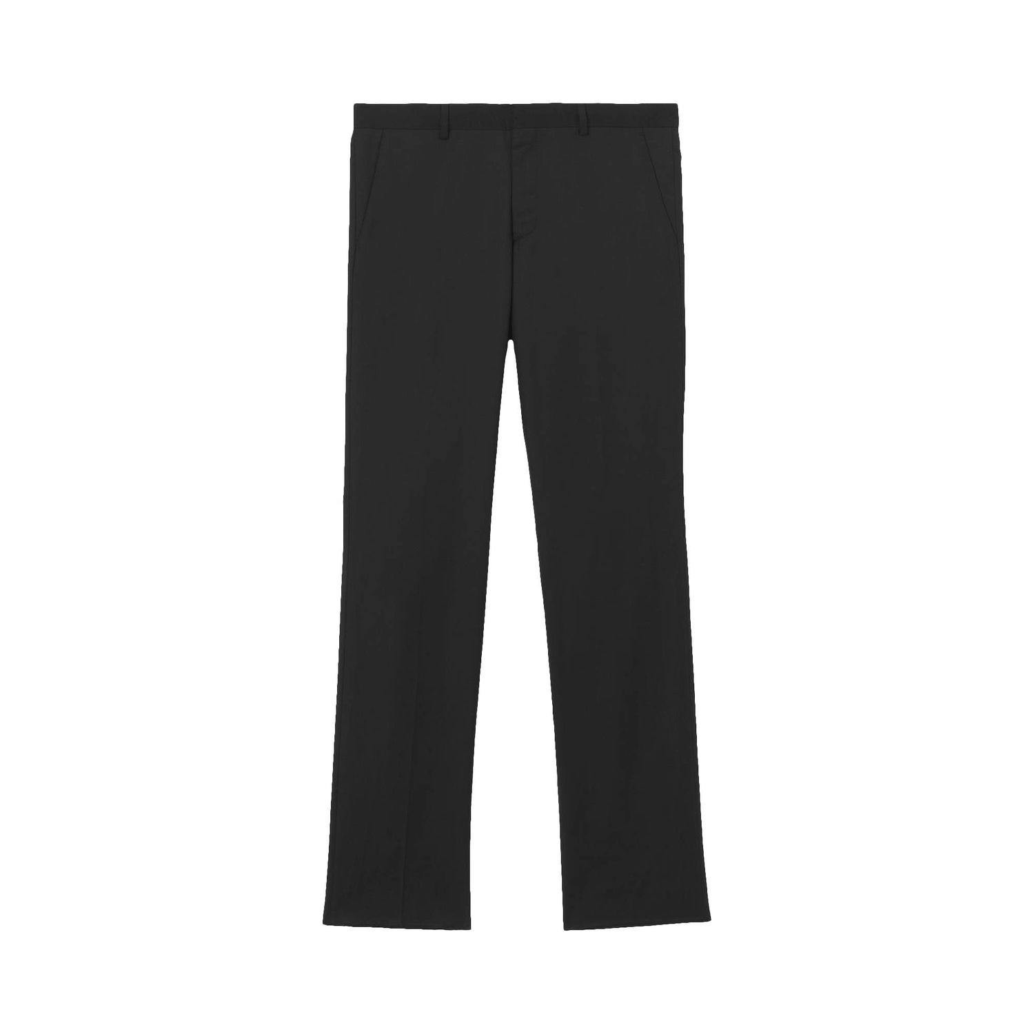 Панталони Burberry Grain De Poudre Wool Tailored Trousers Черно | 8051906, 1