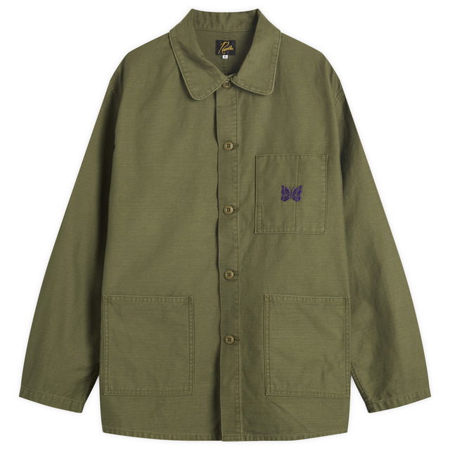 Reversed Sateen Coverall Jacket