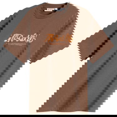 Тениска Butter Goods Madlib Alias T-Shirt Кафяво | BGMAD103-BRN, 0