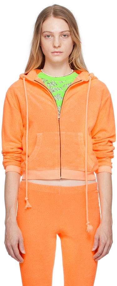 Суитчър ERL Cropped Zip Hoodie Оранжево
 | ERL06T110, 0