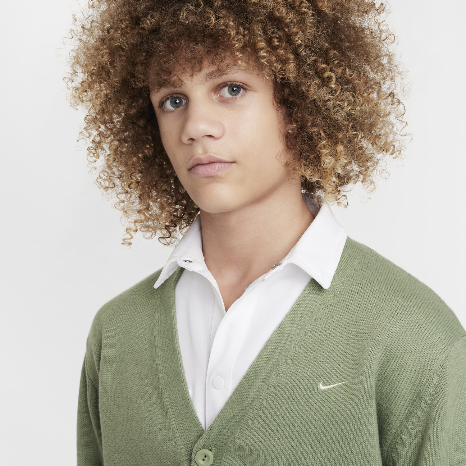 Пуловер Nike Cardigan Зелено | FV8046-386, 1