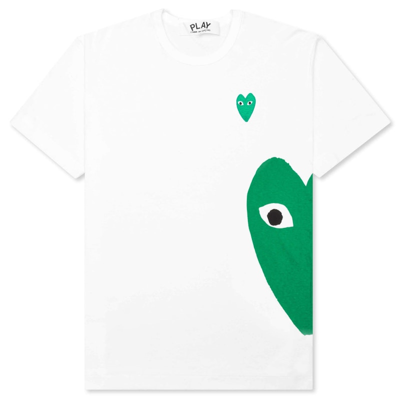 Тениска Comme des Garçons Emblem Heart T-Shirt Бяло | AZ-T061-051-1