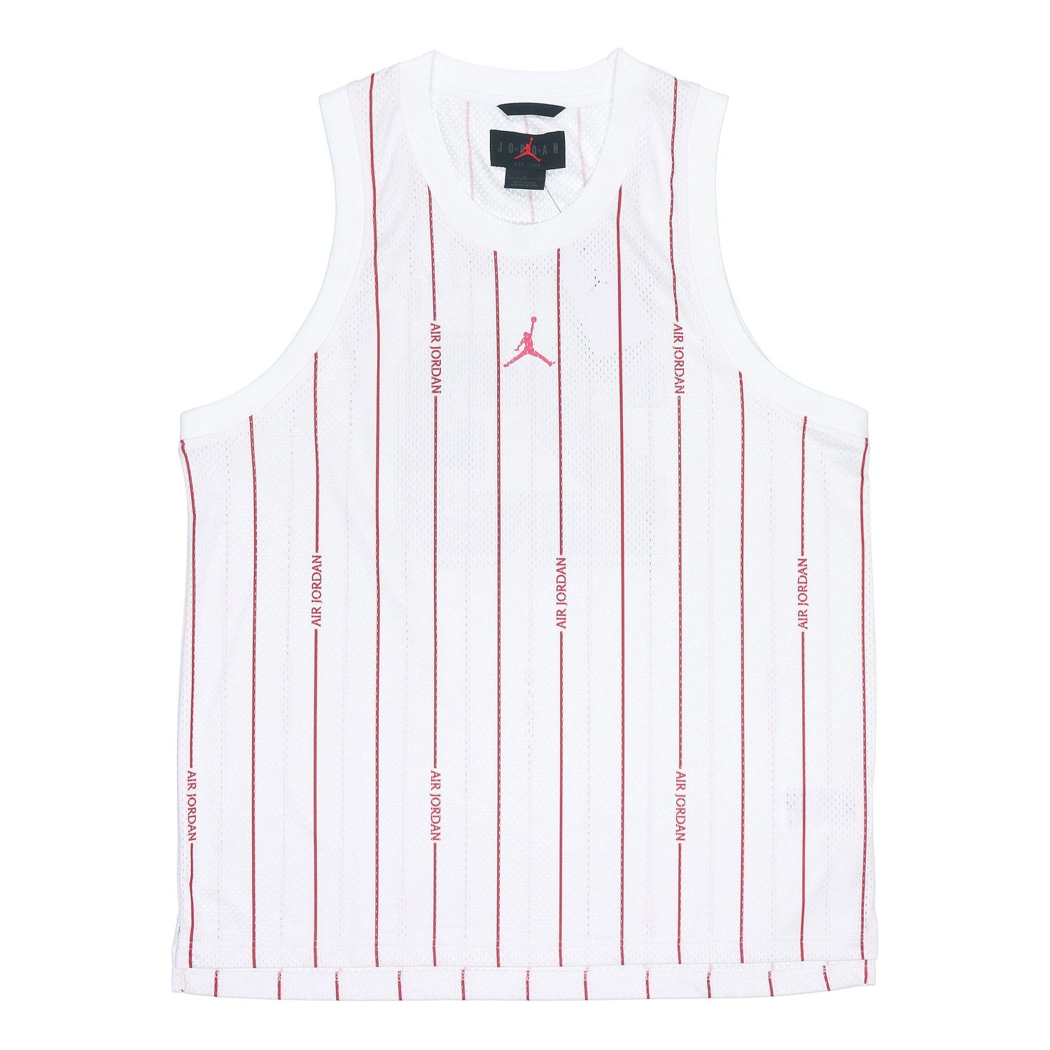 Потник Jordan Jordan Stripe Logo Loose Breathable Mesh Vest Бяло | DM1381-100, 0