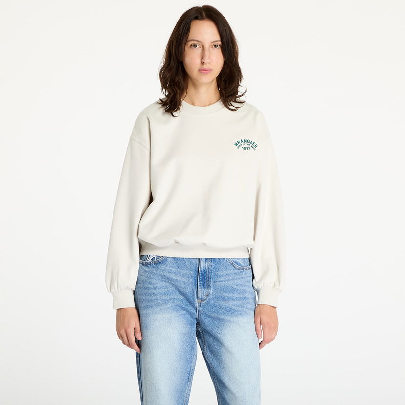 Суитчър Wrangler Oversized Sweat Vintage White Бяло | 112356457