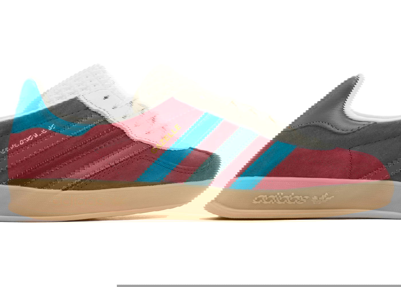 Кецове и обувки adidas Originals Gazelle Indoor Collegiate Burgundy Arctic Fuchsia Бургунди | IG4996, 0