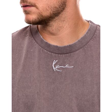 Тениска Karl Kani Small Signature Heavy Jersey Washed Boxy Tee Сиво | KK6069113, 1