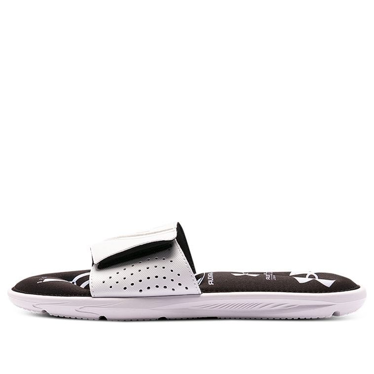 Кецове и обувки Under Armour Under Armour Ignite 6 Graphic Strap Slide 'White' Бяло | 3024451-101