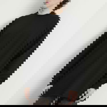 Тениска Rick Owens Rick Owens Long Sleeve Tommy T T-Shirt Черно | RU01F2276-BA-09, 5