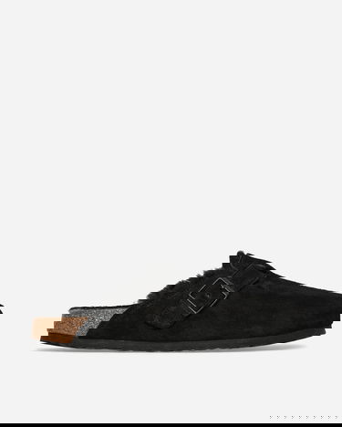 Кецове и обувки Birkenstock Boston VL Shearling Черно | 259883BLACK, 2